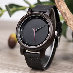 Montres de mode vintage 2026 pour hommes et femmes, bracelet en cuir avec étui en cuir de santal, personnalisez votre propre logo, cadran à aiguilles - Product Image 2