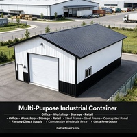 Entrepôt en structure métallique sur mesure, atelier préfabriqué en métal, bâtiment industriel pour bureaux et stockage