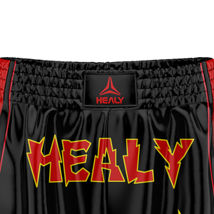 Pantalones cortos de boxeo personalizados de alto rendimiento 100% poliéster estampado de transferencia de calor diseño de cintura elástica duradero Unisex Deporte Gratis - Product Image 4