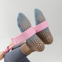 Calcetines Deportivos de Yoga al por Mayor para Mujer, Tie Dye de Dos Colores, Calcetines de Algodón de Alta Calidad para Fitness en Interiores con Agarre Antideslizante