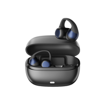Écouteurs sans fil T88 OWS Sport à clip d'oreille, design similaire à une boucle d'oreille, conduction osseuse, audio haute résolution, appels vocaux HD, casque