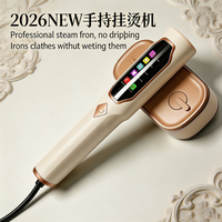 Défroisseur Vapeur Portable Mini 1600W avec Écran Tactile LCD, Fer à Vapeur Électrique pour Vêtements, Idéal pour la Maison et les Voyages