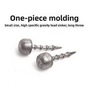 Señuelo blando de largo alcance con inserto de plomo de 3.3g, accesorios, plomada invertida para pesca en roca, colgante, peso Wacky Neko para pesca - Product Image 2