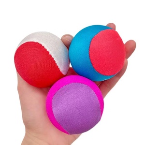 Balle anti-stress en gel TPR personnalisée à prix d'usine avec impression de logo, jouet sensoriel en tissu, balle souple à presser - Product Image 2