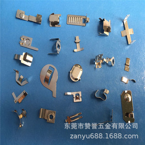 ขั้วต่อสปริงแบตเตอรี่แบบกด ZY-149 ทำจากสแตนเลสและฟอสเฟอร์บรอนซ์ สำหรับแบตเตอรี่ขนาด AA AAA ชิ้นส่วนฮาร์ดแวร์แบบปั๊มขึ้นรูป - Product Image 2