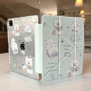 Étui de protection rigide transparent en cuir avec impression personnalisée par sublimation et porte-crayon pour <span class=keywords><strong>iPad</strong></span> 11 A16 Air 11 10.9 Pro 11 12.9 13 - Product Image 1