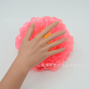 Fleurs artificielles de pivoine Dongchen Crafts, 20 cm, en soie, décoratives pour mariage, maison, accessoires de danse, coiffes, accessoires floraux - Product Image 2