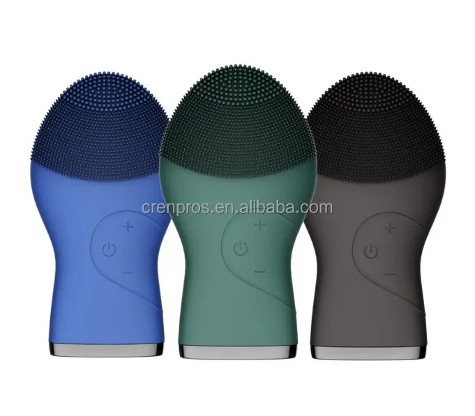 Clean Sonic Facial Brush Rechargeable Deep Gentle Exfoliation Electric Silicone Facial Cleansing Brush For Man