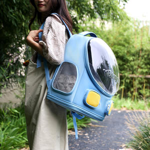 سعة كبيرة تصميم كبسولة الفضاء تنفس عبر الحدود المحمولة حقيبة القط السفر في الهواء الطلق للقطط الكلاب حقيبة تحمل الكتف - Product Image 4