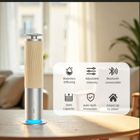 Diffuseur d'arômes sans eau, rechargeable, en alliage d'aluminium, avec contrôle intelligent sans fil 2026