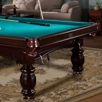 Table de billard de style russe de qualité professionnelle en bois massif, taille 12 pieds, avec plateau en ardoise de 45 mm et coussinets en cachemire