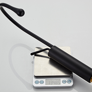 Haute Qualité En Céramique Moderne Roman <span class=keywords><strong>Noir</strong></span> Robinet de Lavabo - Product Image 6