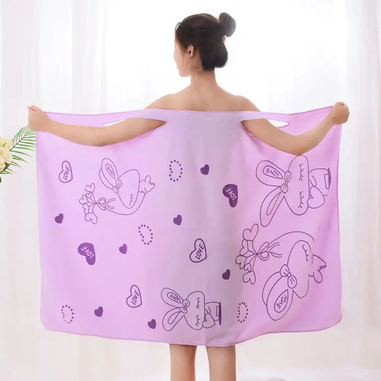 Factory Direct Microfiber Bath Dress Super Absorbent Microfiber Bathrobe