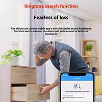 Rilevamento caduta Video chiamata vocale GPS Smart Watch accurato GPS WiFi LBS posizionamento 4G anziani SOS Smart Watch