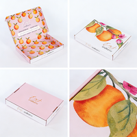 Boîtes d'emballage en carton pliables personnalisées en gros pour biscuits, brownies, gâteaux, boîtes d'expédition pour beignets avec logo