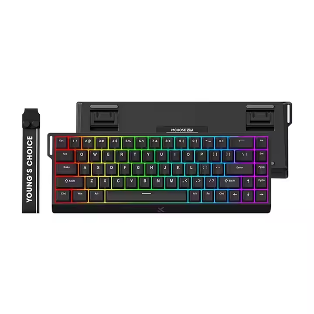 MCHOSE ACE68 PRO 8K Wireless RGB Mechanical Keyboard Contour Hot Swap Magnetic Cherry Axis Body PBT Keycaps Laptop Compatible