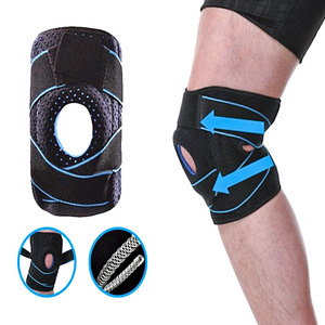 KSY Sports Rodillera Deportiva Ajustable Antideslizante con Abertura Rotuliana y Compresión <span class=keywords><strong>para</strong></span> Gimnasio y Correr - Product Image 3