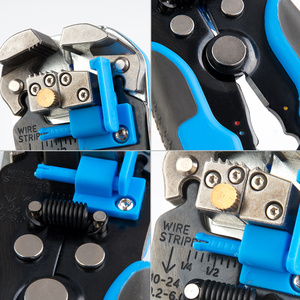 HS-D1 outils de dénudage multifonctionnels coupe-câble automatique <span class=keywords><strong>pince</strong></span> à dénuder <span class=keywords><strong>pince</strong></span> à <span class=keywords><strong>sertir</strong></span> pour câble en <span class=keywords><strong>acier</strong></span> Terminal 0.2-6.0mm2 - Product Image 4