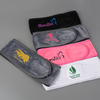 Logo personnalisé Bandeau en microfibre pour spa et maquillage