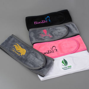 شعار مخصص مايكروفايبر سبا عقال ومكياج الجمال العناية بالبشرة مجموعة وسادات تنظيف فاسيواش - Product Image 3