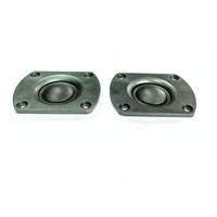 Tweeter haute fréquence Fuet 2,5 pouces 70*54MM 1700Hz 8 Ohm 10W/15W 10 Watt à film de soie et aimant néodyme pour petit moniteur de studio