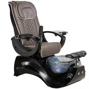 Vente chaude Beauté De Luxe En Cuir <span class=keywords><strong>Blanc</strong></span> <span class=keywords><strong>Manucure</strong></span> Pas De Plomberie Message Spa Pédicure Chaise - Product Image 6