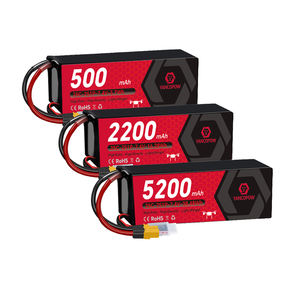 厂家直销7.4V 500毫安时2200毫安时5200毫安时长寿命锂电池可充电锂电池，适用于FPV无人机 - Product Image 1