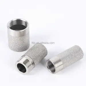 Stainless steel 316L protection filter porous sintered metal temperature and humidity sensor stainless steel sintered filter