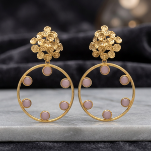 ต่างหูแบบติดหูทองเหลืองชุบทอง 14k/24k ชุบโรเดียม งานแฮนด์เมด ขายส่ง สไตล์ชาติพันธุ์ - Product Image 2