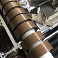 Fabrication de ruban en fibre de verre PTFE résistant à la chaleur pour machine d'emballage sous vide à impulsion industrielle rouleau de tissu isolant