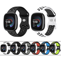 Correa de Reloj Deportiva de Silicona Transpirable Win-Win con Cierre de Mariposa para Fitbit Versa 4 3 Sense 2
