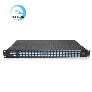 40CH AWG ottico DWDM MUX + DEMUX con 1310nm e MON doppia fibra