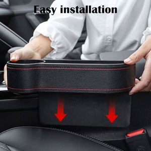 Cargador Dual con Portavasos, Organizador Universal para el Espacio entre Asientos de Coche, Caja de Almacenamiento, Accesorios Interiores al por Mayor - Product Image 2