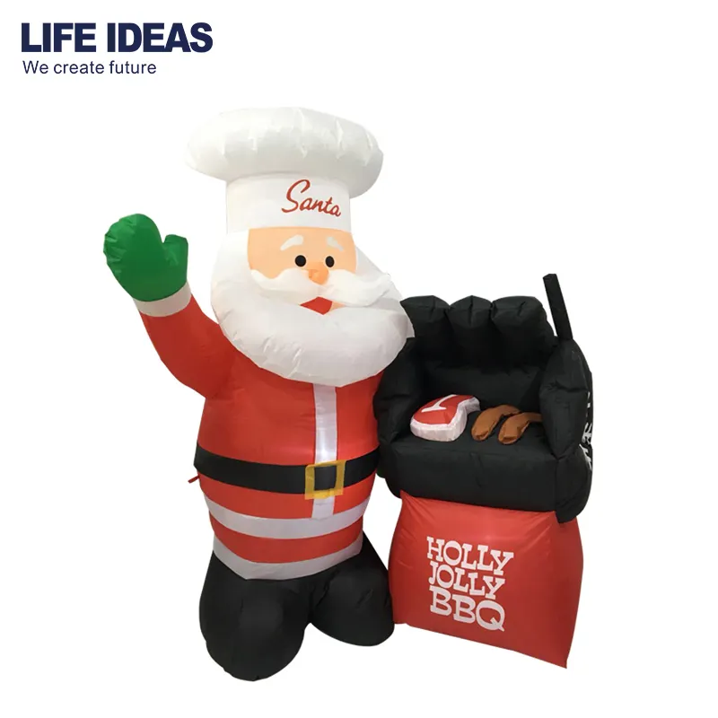 Xmas Holiday Lowes Inflatables Kerst Kerstman, Grote Commerciële Decoratie Opblaasbare