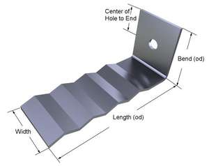 Attache de mur ondulée en acier galvanisé <span class=keywords><strong>pour</strong></span> placage de brique - Product Image 2