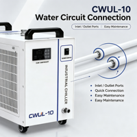 Refroidisseur d'eau portable à laser UV CWUL-10DI 60Hz 110V à haute pression