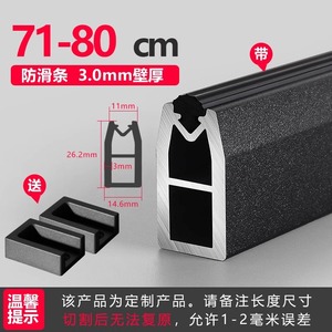 Thickened Aluminum Alloy Detachable Wall Mount <b>Wardrobe</b> Horizontal Bar Internal Hanging Rod Fixing <b>Hardware</b> Accessories for - Product Image 5