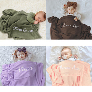 Couverture personnalisée avec logo pour nouveau-nés, quatre saisons, 100% coton, style europé<span class=keywords><strong>en</strong></span>, OEM, enveloppe douce pour bébé, vente <span class=keywords><strong>en</strong></span> gros - Product Image 2