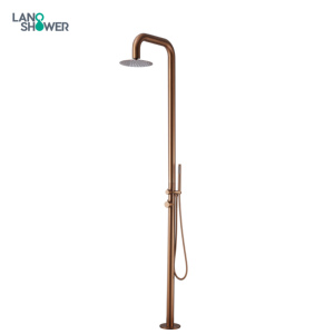 <span class=keywords><strong>Douche</strong></span> extérieure autoportante Lano en acier inoxydable 304 à double poignée pour <span class=keywords><strong>jardin</strong></span> et piscine - Product Image 1