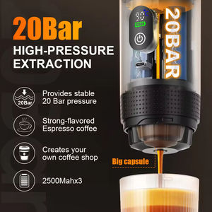 Cafetera Espresso Automática Portátil Mini, Sistema Compatible con Cápsulas Eléctricas <span class=keywords><strong>para</strong></span> Automóvil, Hotel y Uso en Exteriores - Product Image 6