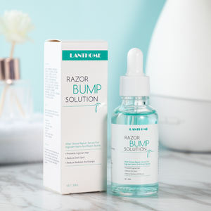 Solution contre les boutons de rasage 30 ml Lotion après-rasage pour hommes Prévenir les poils incarnés Hydratation douce Réparation après-rasage - Product Image 6