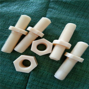 Nylon Hex Bolts And Nuts M13x65mm Iso10511 Plastic <b>Fasteners</b> For General Use - Product Image 1