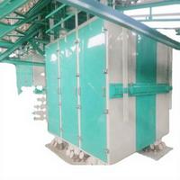 Moulin à maïs entièrement automatique 240T en acier inoxydable 304 à haute efficacité avec moteur et roulement pour le marché éthiopien