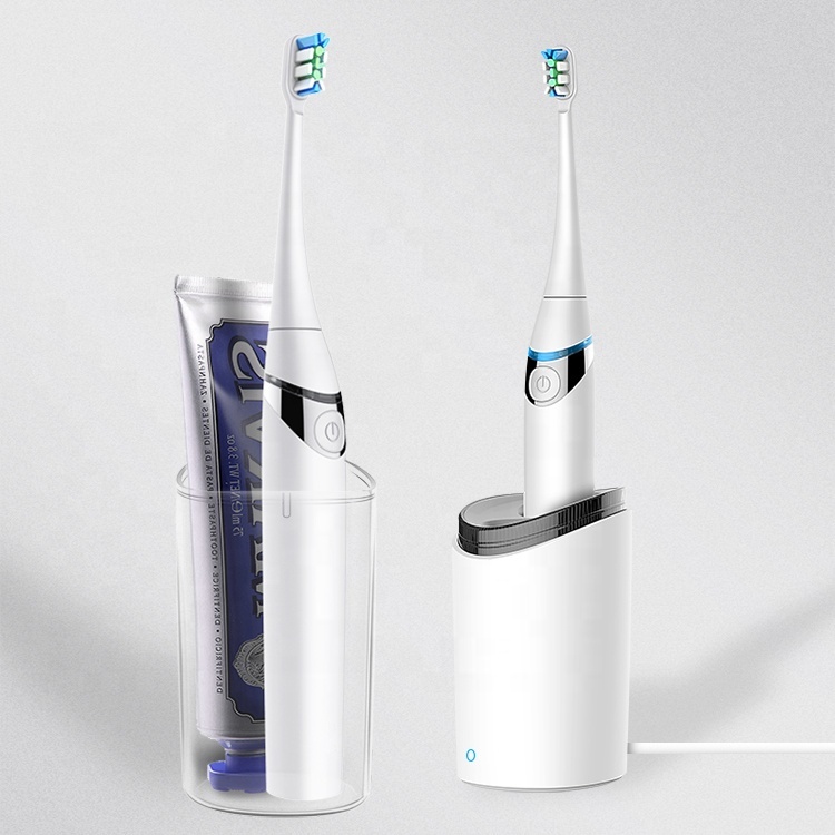 cepillo de dientes eléctrico recargable USB personalizado cepillo de dientes eléctrico Rosa Sonic cepillo de dientes eléctrico