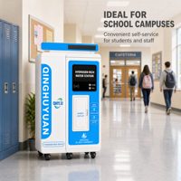 Distributeur automatique commercial de liquides à monnayeur avec paiement par QR code, gestion cloud 200L, pour détergent et eau RO