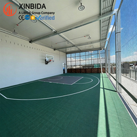 Bangunan Lapangan Basket Rangka Baja Prefabrikasi Clear Span, Tempat Olahraga Logam untuk AS, Kanada, Australia, Pemasangan Cepat