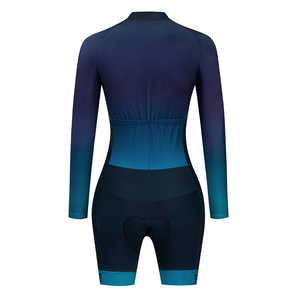 Vêtements de cyclisme et de <span class=keywords><strong>triathlon</strong></span> personnalisés avec impression par sublimation, combinaison de <span class=keywords><strong>triathlon</strong></span> à manches longues pour femmes, combinaison de compression - Product Image 6