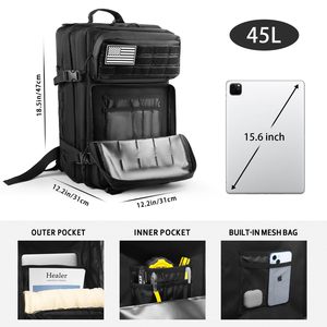 Zaino mimetico da palestra da 45L zaino da caccia per parche Mochilas Sports <span class=keywords><strong>Pack</strong></span> Senderismo <span class=keywords><strong>Wolf</strong></span> <span class=keywords><strong>Pack</strong></span> Bolsos tattico - Product Image 4