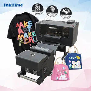 2024 desain baru populer 2 XP600 head a3 mesin cetak printer dtf pencetak inkjet online printer dtf dengan oven