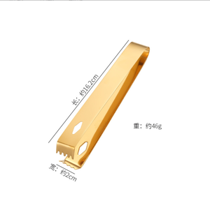 DFT33 SUS 304 High Quality Stainless Steel Ice Tongs 16cm - Product Image 2